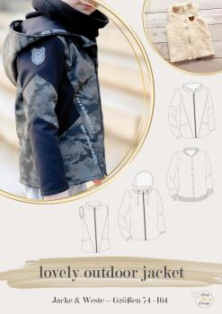Papier-Schnittmuster "Lovely Outdoor Jacket" 74-164